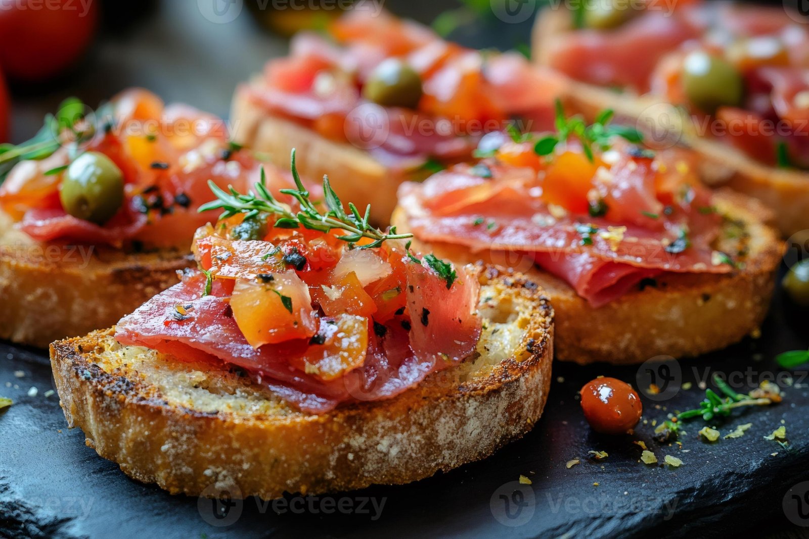 TOMATO AND TUNA BRUSCHETTA